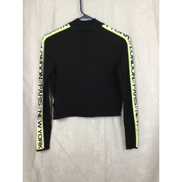 H&M Divided London / Paris / New York Crop Top/Sweater Small - Picture 2 of 14